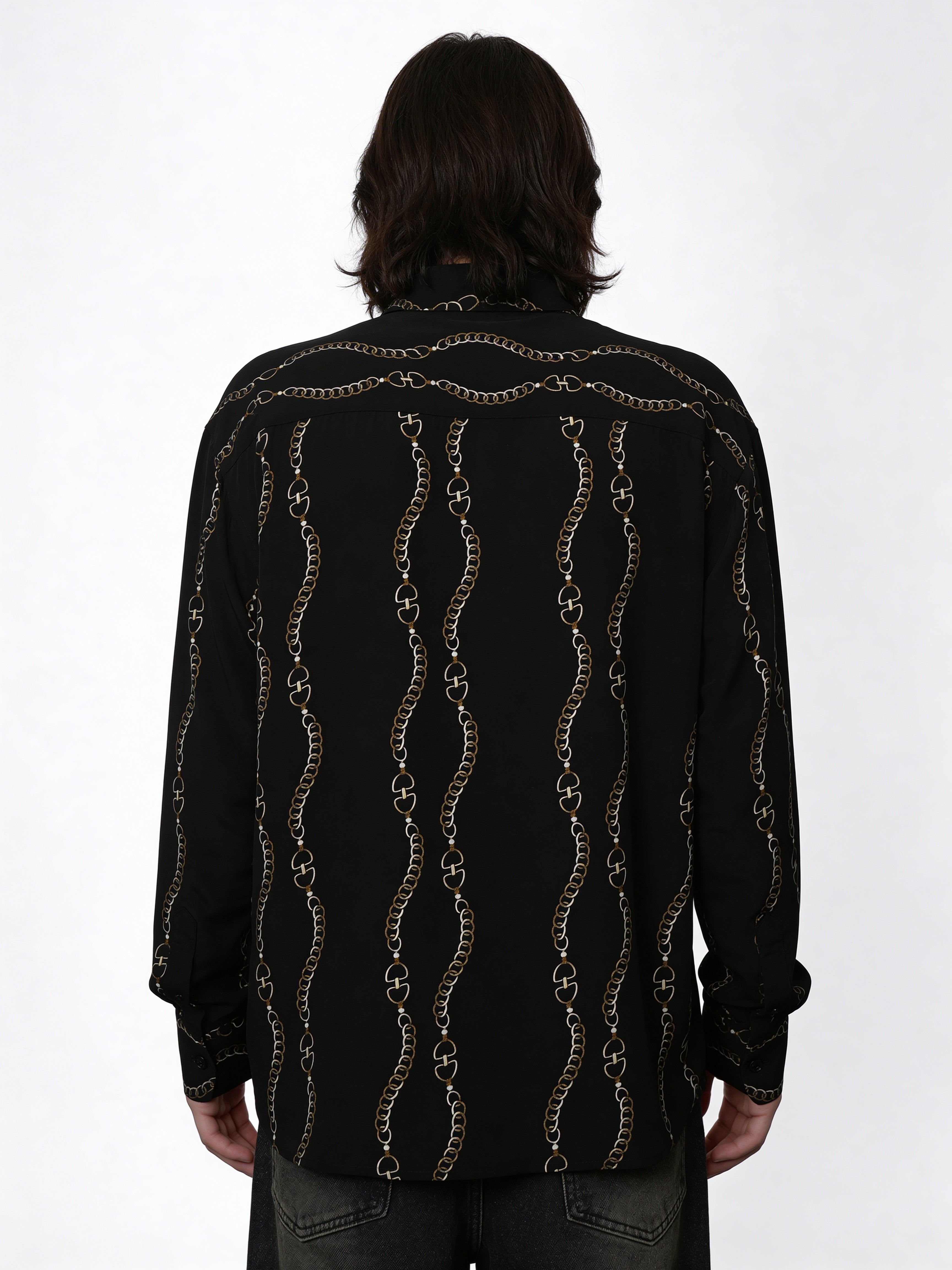 Midnight Chain — Viscose Shirt