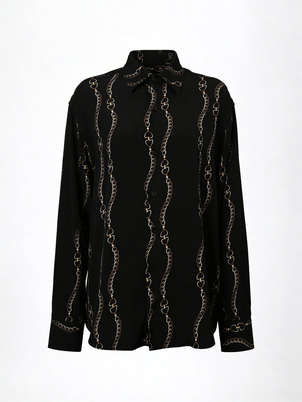 Midnight Chain — Viscose Shirt