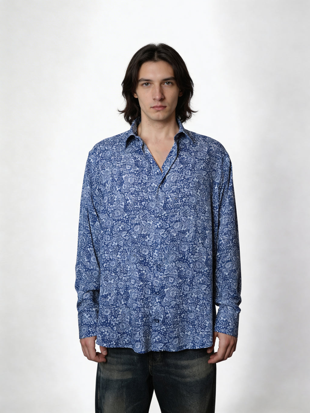 Blue Mirage — Viscose Shirt