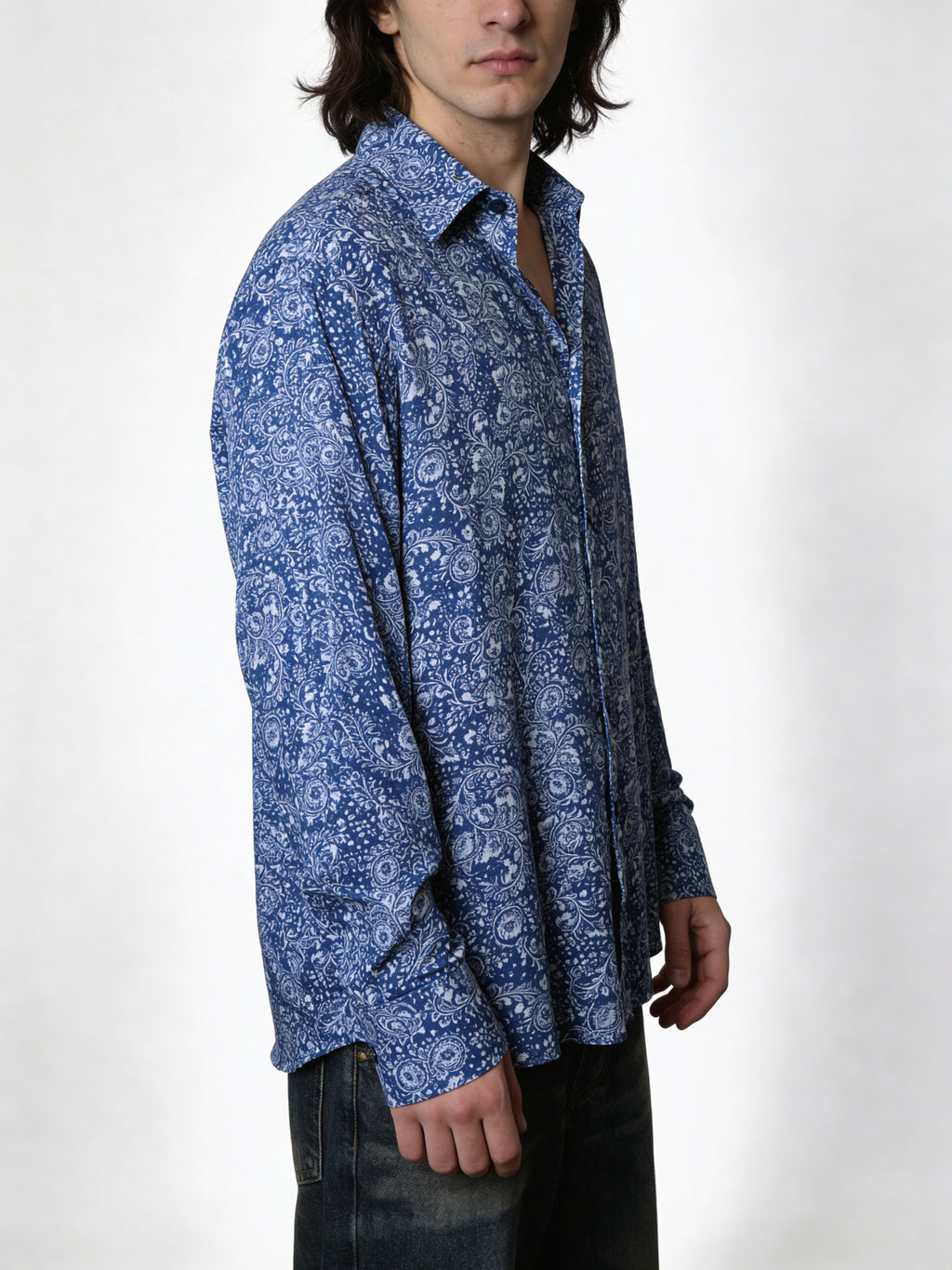 Blue Mirage — Viscose Shirt