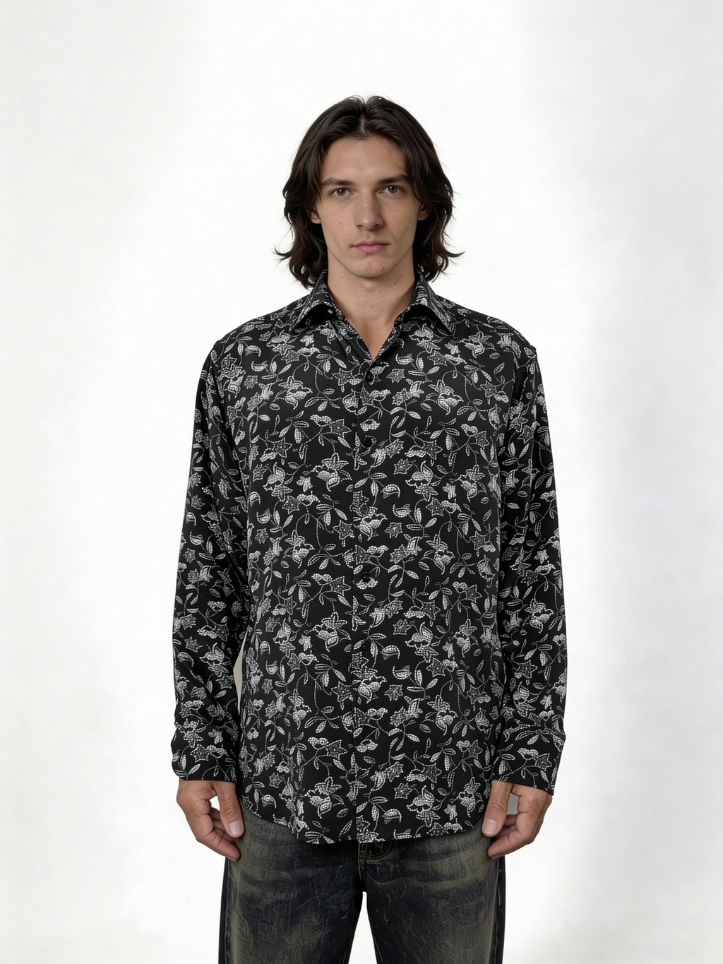 After Dark — Silk Shirt