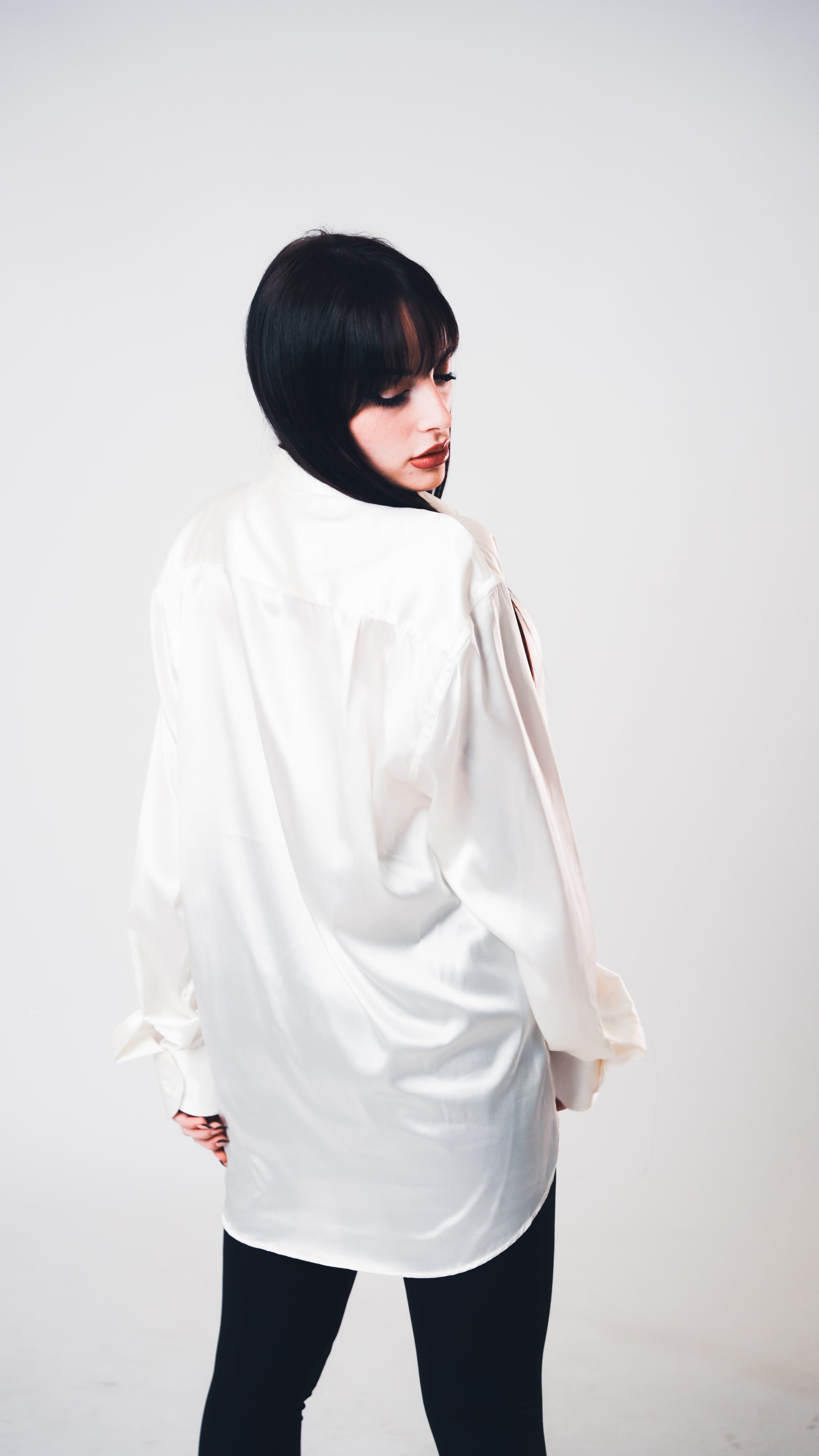 White Lucid Silk Shirt