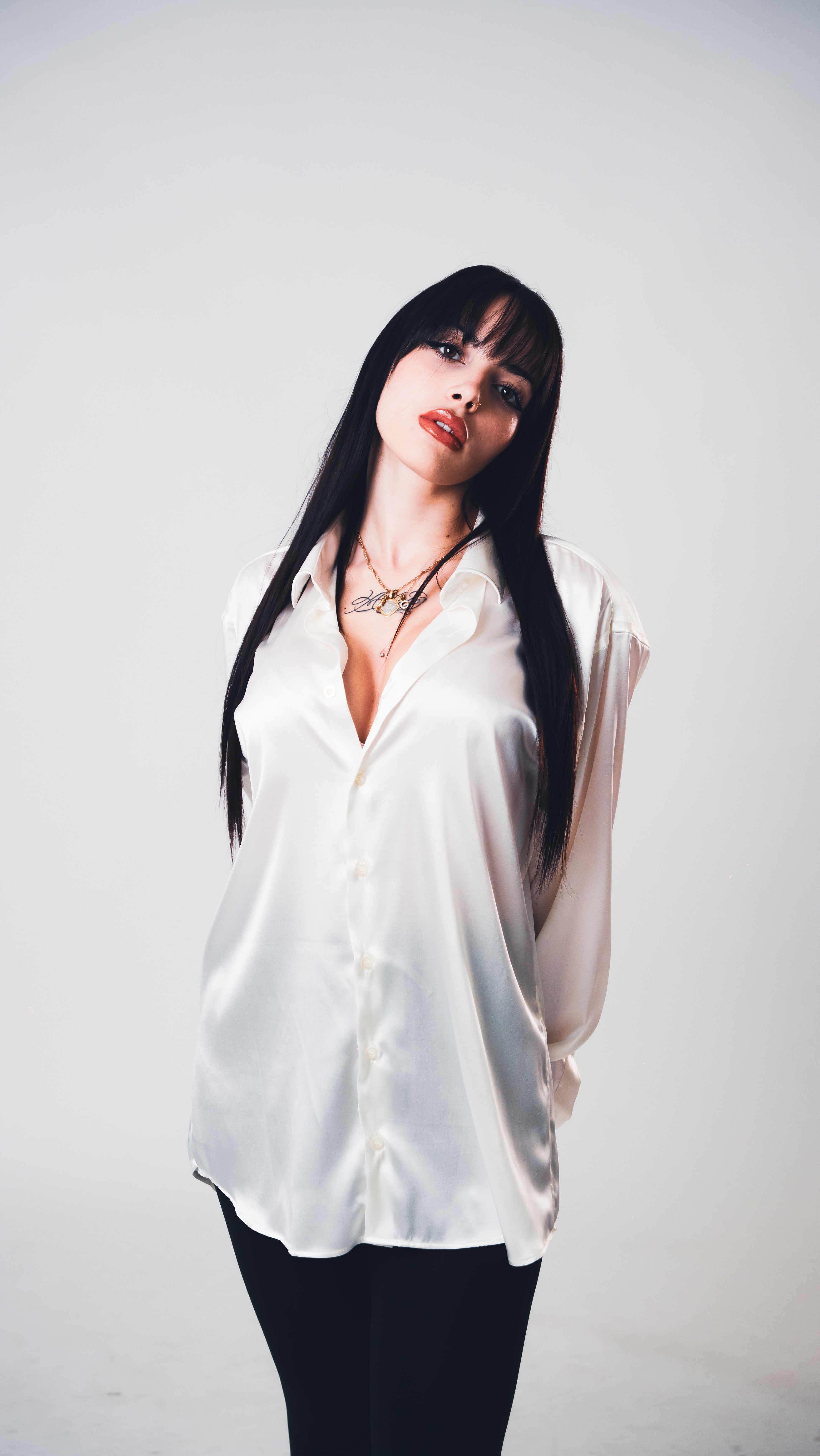 White Lucid Silk Shirt