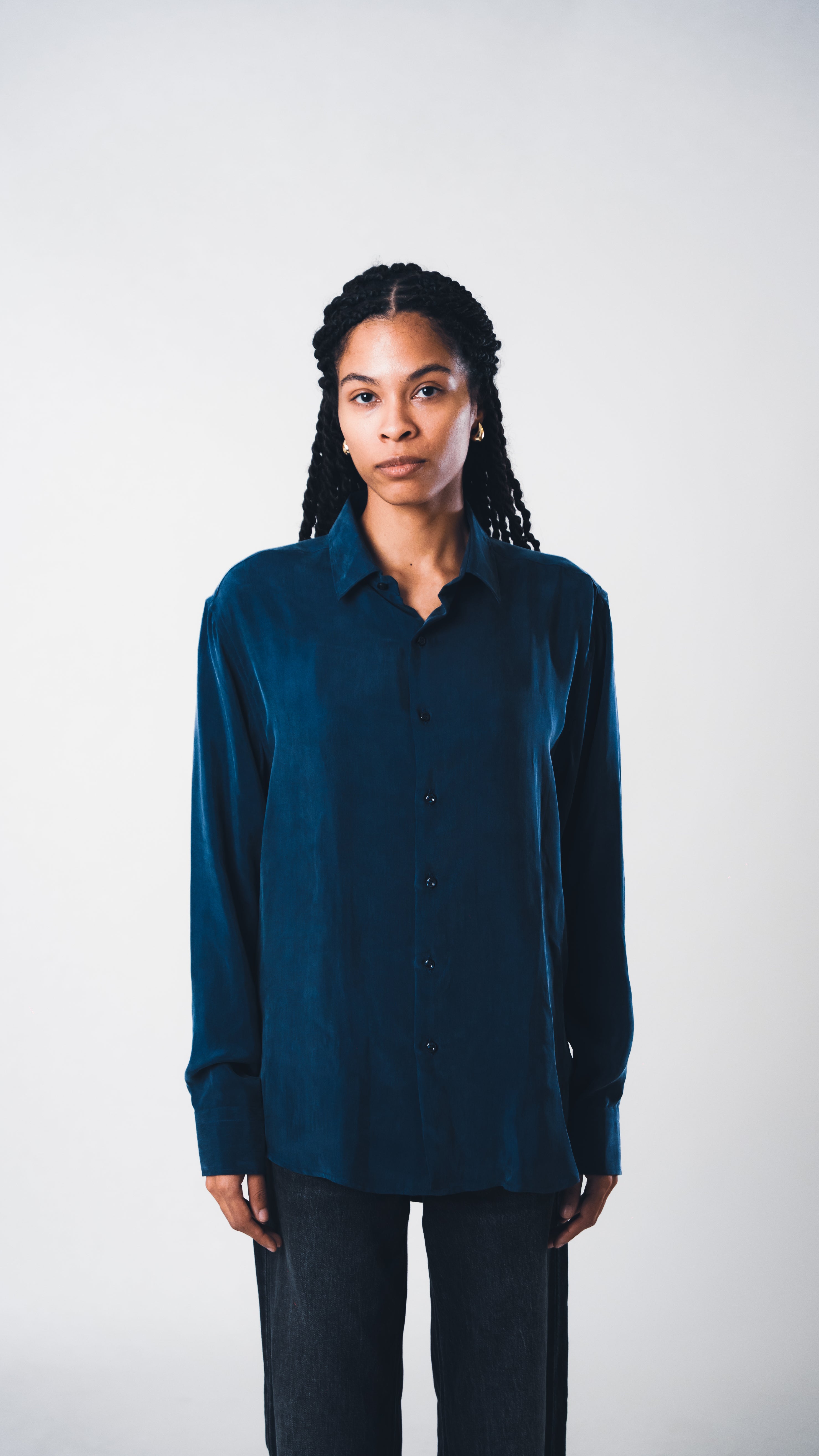 Blue Lucid Cupro Shirt