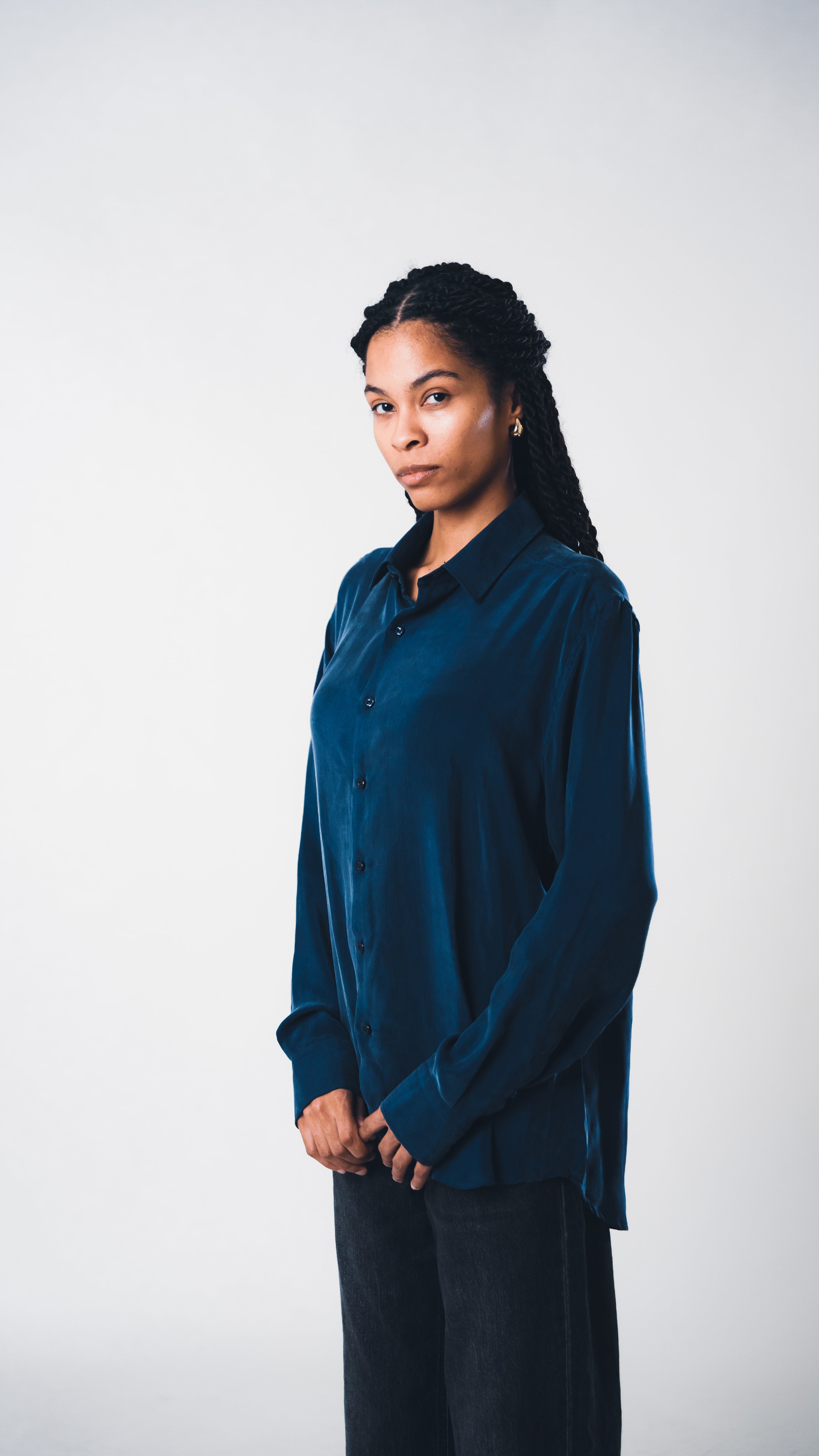 Blue Lucid Cupro Shirt