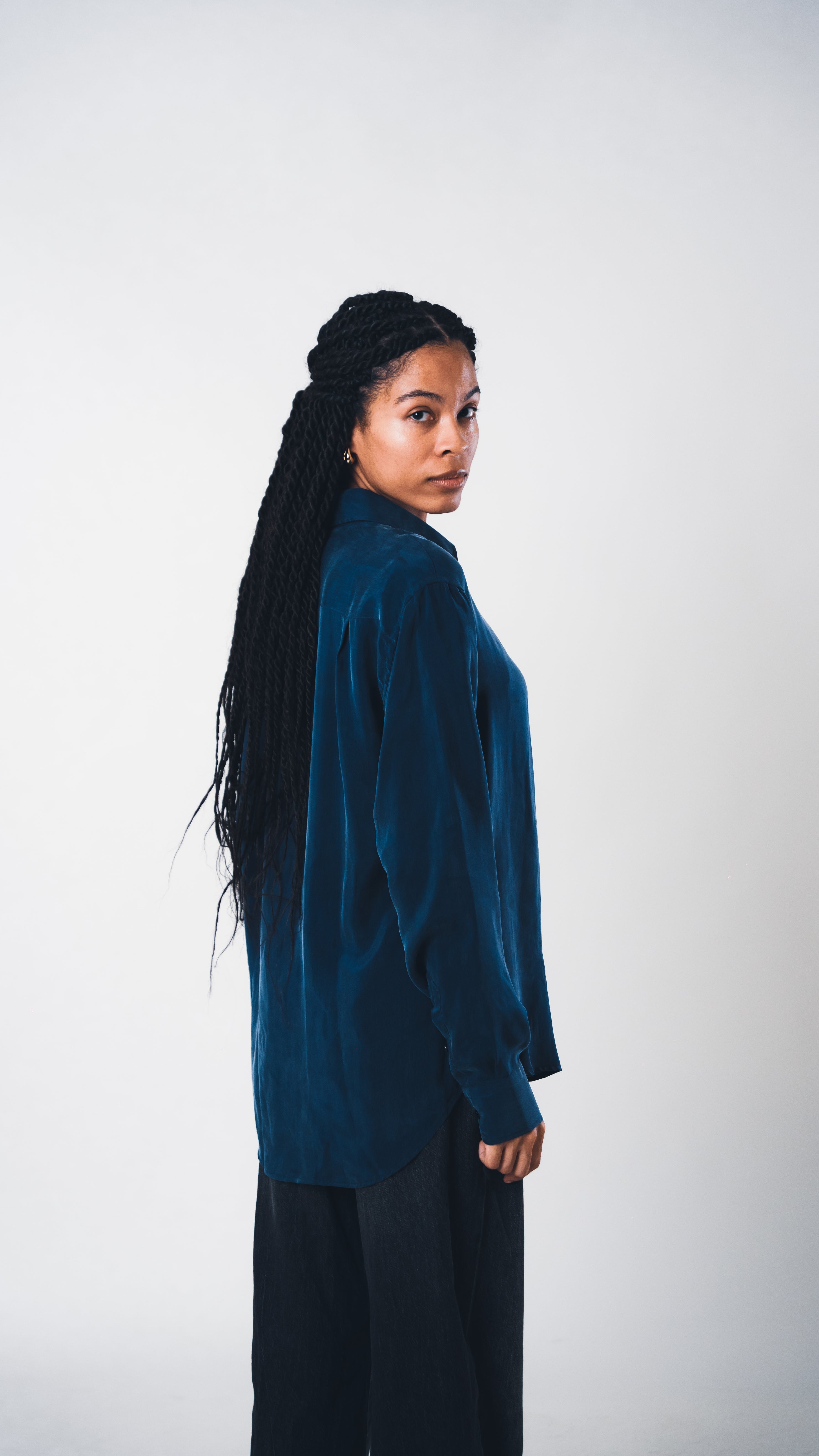 Blue Lucid Cupro Shirt